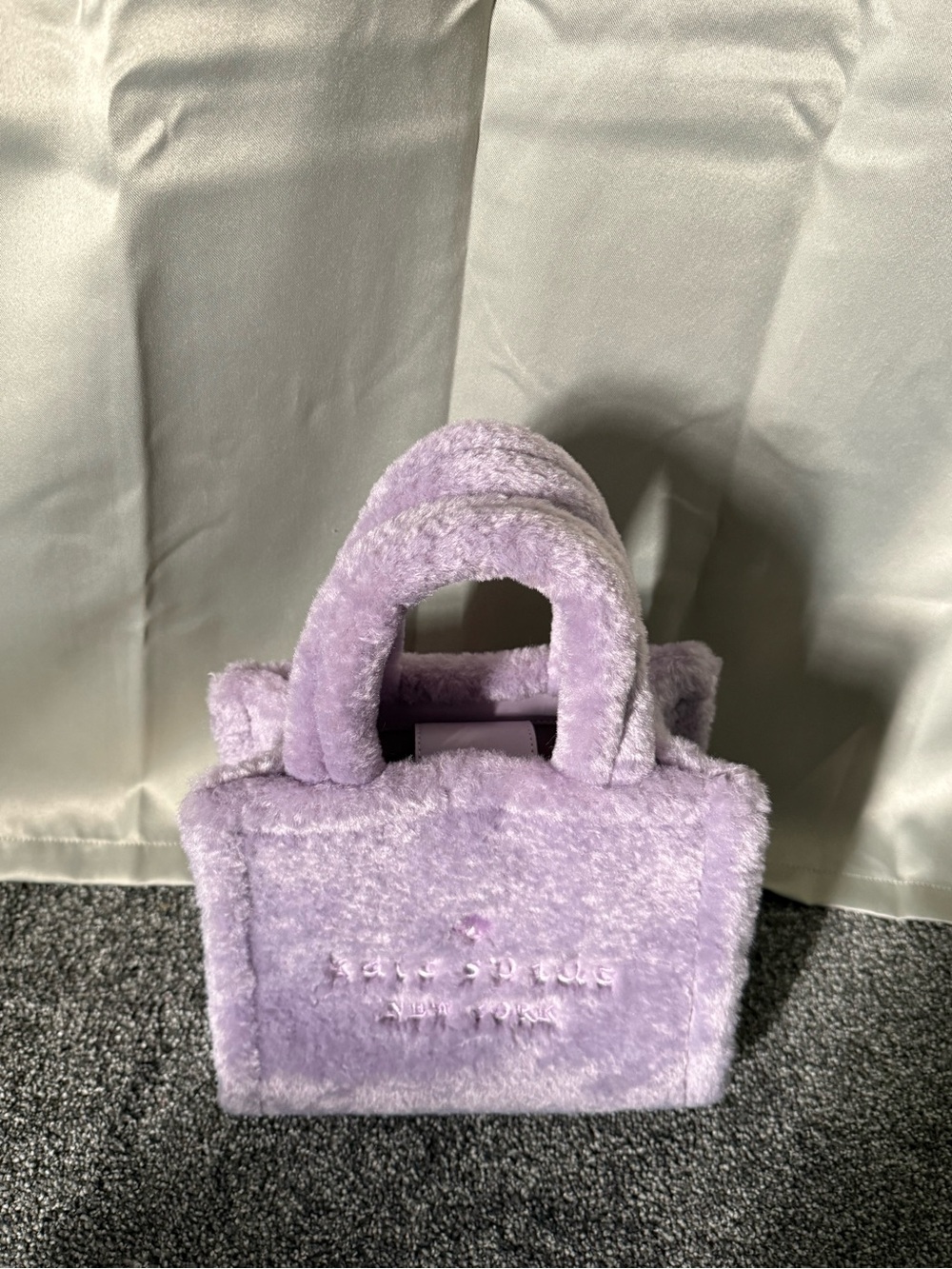 kate spade lavender plush mini tote - Picture 2 of 8
